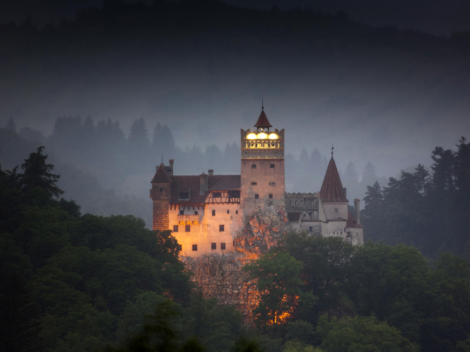 Bran castle Dracula castle, Bran, Transylvania, Romania, Europe