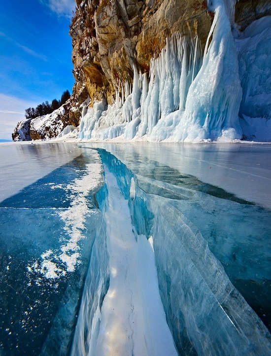 4 Turquoise Ice Lake Baikal