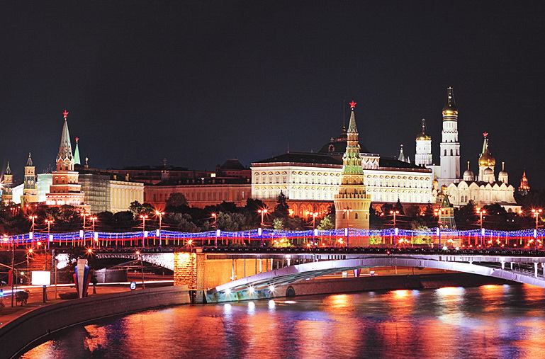 Moscow at night 
