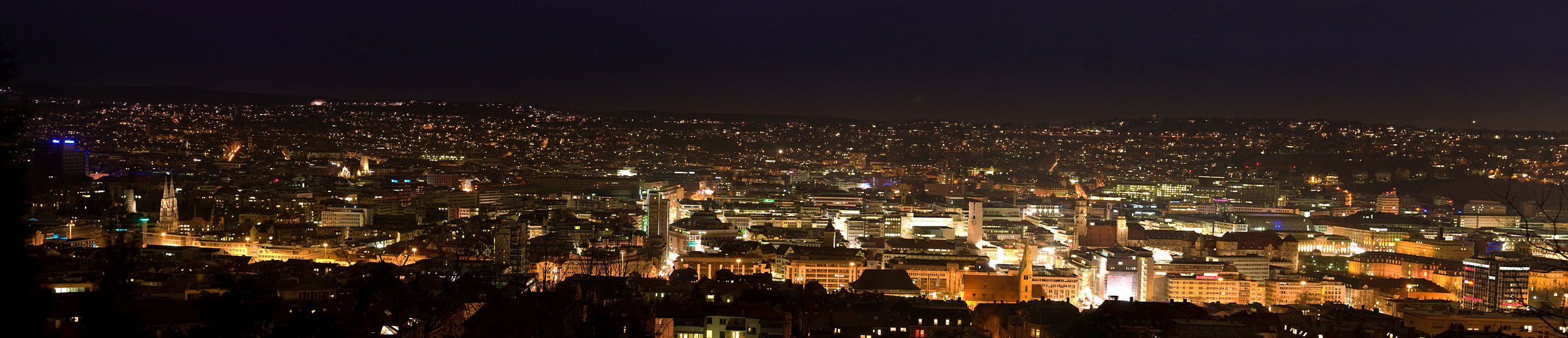 Stuttgart at night