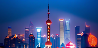 This is Shanghai – the city of light and luxury
