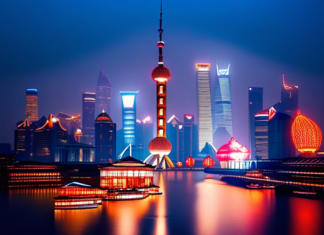 This is Shanghai – the city of light and luxury