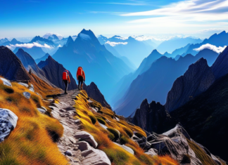 Beautiful mountains worth to climb