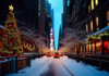 Christmas time in New York