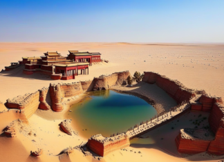 Fascinating ancient oasis in China’s desert Gobi
